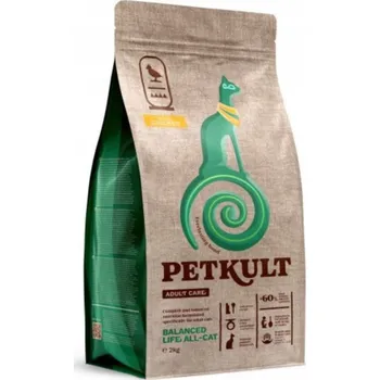 Krmivo pro kočku Petkult Cat Balanced Life Kuře - 2kg