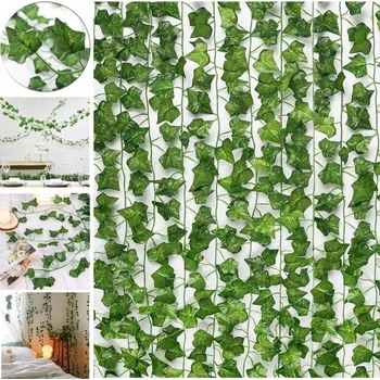 umělá květina UMĚLÝ BŘEČŤAN UMĚLÉ LISTY NA ZEĎ 20x