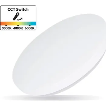 LED STROPNÍ SVÍTIDLO 26CM 12W 840lm IP44 CCT 3000/4000/6000K HEDA HCL1204AT