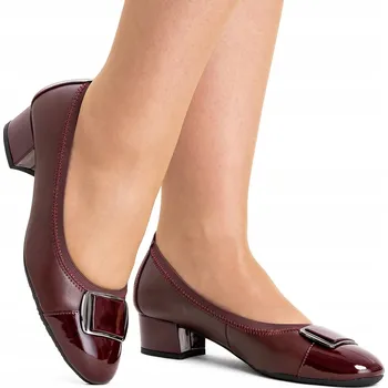 Dámské lodičky Wojtyłko dámské lodičky na blokovém podpatku, velikost 39