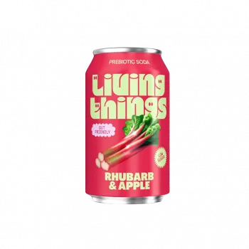 Limonáda Living Things - Rhubarb Apple - 330ml