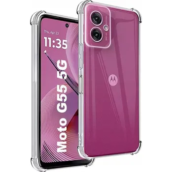 Pouzdro na mobilní telefon Bezbarvý Hero Case Zadní Kryt Hero pro Motorola Moto G55