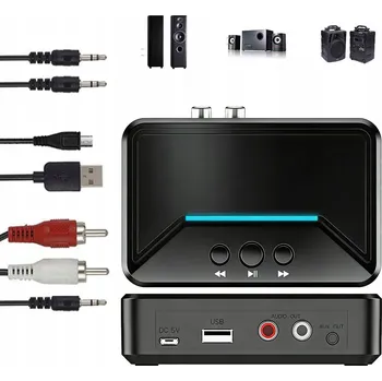 Bluetooth adaptér BLUETOOTH 5.3 ADAPTÉR PRO HIFI VĚŽ, NFC, AUX, RCA, USB, SADA