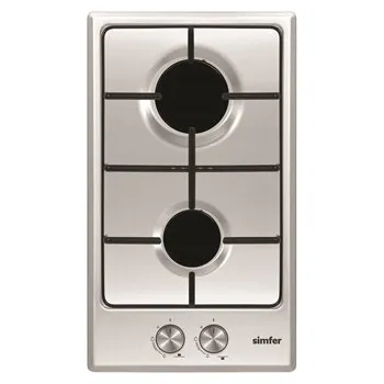 Varná deska Simfer H3.200.VGRIM Počet hořáků 2 Knoflíky Nerezová ocel