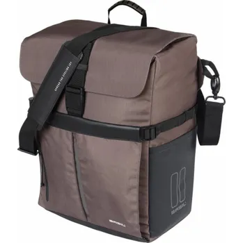 brašna na kolo Basil KOLOVÁ TAŠKA MOVE COMMUTER, MIK HOOKS, 15L, Voděodolná, Hnědá (NOVINKA 2025)