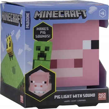 Lampička Lampička se zvukem Paladone Minecraft Prasátko