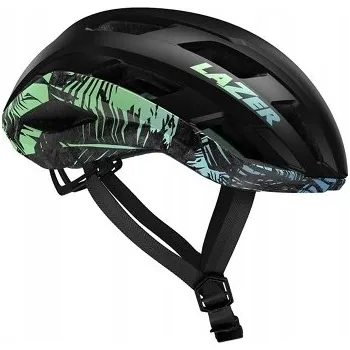 Cyklistická přilba Cyklistická helma Lazer Strada KinetiCore Matte Tropical Leaves M