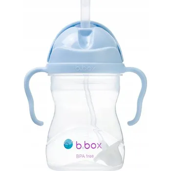 Kojenecká láhev Lahev Na Pití B.Box 240 ml modrý mořský s zatíženým brčkem, bez BPA