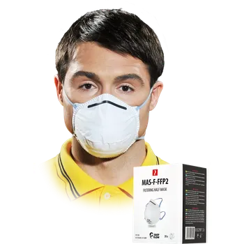 Plynová maska Reis MAS F FFP2 Protiprachová polomaska 20 ks