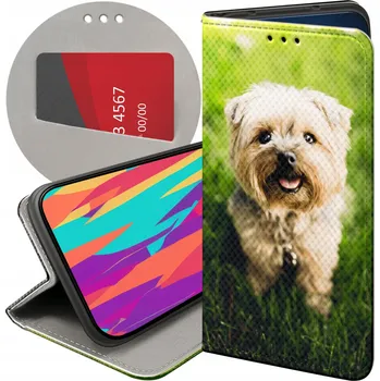 Pouzdro na mobilní telefon Flipové pouzdro Hello Case pro Xiaomi Redmi 7A béžové