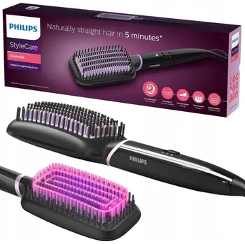 Péče o vlasy Žehlicí kartáč Philips s ionizací, 52 W, LCD displej