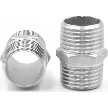 Vrták VSUVKA vsuvka DIN 2990 BSP 3/4" VNĚJŠÍ ZÁVIT / VNĚJŠÍ ZÁVIT PN10 AISI316