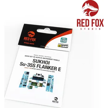 Plastikový model Suchoj Su-35S Flanker E (for GWH kit) - Red Fox Studio RFSQS-48046
