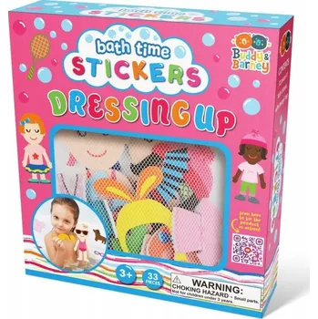 Hračka pro nejmenší Samolepky Panenky pěnové do vany na hraní ve vodě 33