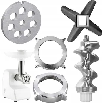 Příslušenství k mlýnku Zelmer č. 5 Servis dílů Matice č. 5 + Sítko č. 5 + Nůž + Hlemýžď