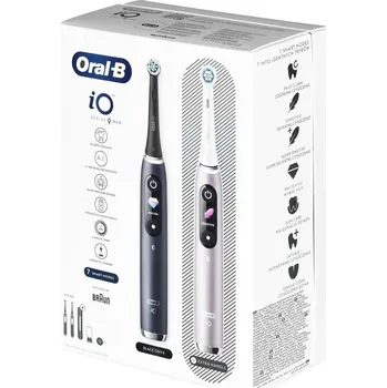 Elektrický zubní kartáček Elektrický Zubní Kartáček Oral-B iO 9 Duo Black Rose Magnetický Dvojbalení