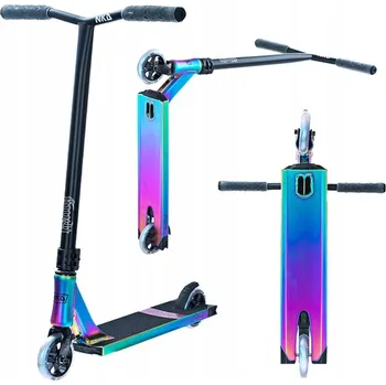 Koloběžka Freestyle Koloběžka NKD Rally V4 Matně Duhová, výška 79 cm