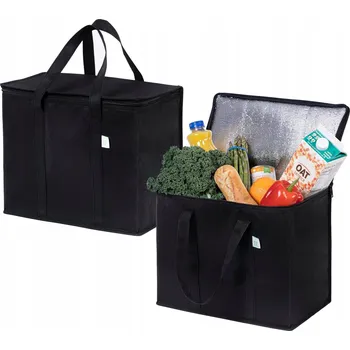 Termotaška Musbus Velká Termo Taška Plážová Cestovní Černá 40 l