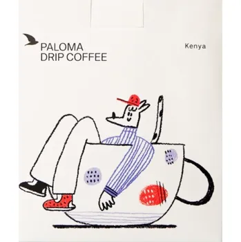 Káva Paloma Drip Bag Kávová mletá káva - Kenia Matunda - 10 ks.