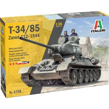 Plastikový model T34/85 Zavod 112 Mod. 1944 - Italeri Model Kit 6758