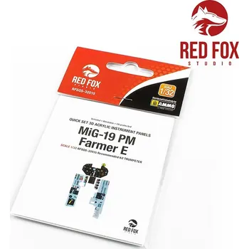 Plastikový model MiG-19&nbsp;PM&nbsp;Farmer&nbsp;E&nbsp;(for&nbsp;Trumpeter&nbsp;kit) - Red Fox Studio RFSQS-32015