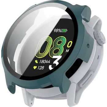 Ostatní příslušenství k chytrým hodinkám VSECHNONAMOBIL 132398 PC FULL COVER Plastový kryt se sklem pro Coros Pace 4 zelený