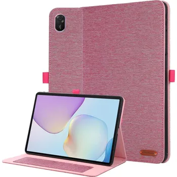 Pouzdro na tablet VSECHNONAMOBIL 132241 FABRIC Zaklápěcí obal pro Huawei MatePad 11.5 2025 růžový