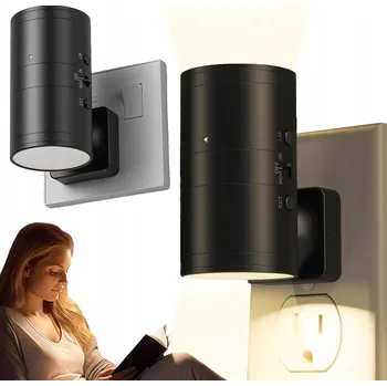 Nástěnné svítidlo Černé nástěnné svítidlo s integrovaným LED zdrojem 6 W