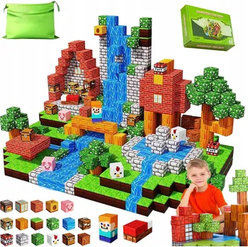 ostatní stavebnice 100 KUSŮ MAGNETICKÝCH STAVEBNICE STAVEBNICE PRO DĚTI