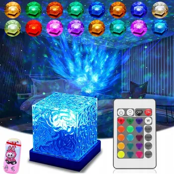 Lampička Projektor Aurora Galaxy PIKOY Polární záře Noční Lampa LED + Dálkové ovládání