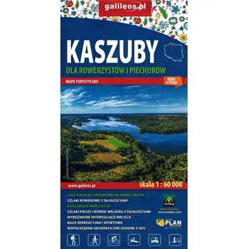 Kaszuby dla rowerzystów i piechurów. Mapa turystyczna Kolektiv autorů