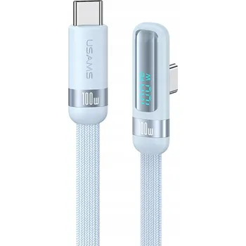 Datový kabel Kabel Usams USB typ C - USB typ C 1,2 m modrý