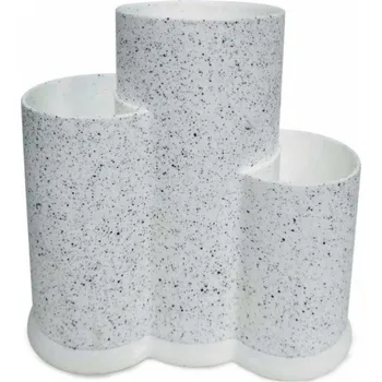 Stojan na nože Grundig TROJITÝ STOJANNÝ NÁDOBÍ NA NOŽE A KUCHYŇSKÉ NÁŘADÍ 7529