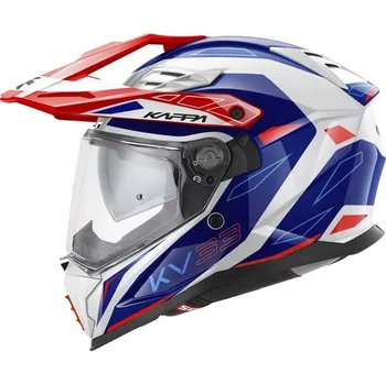 Helma na motorku KAPPA PŘILBA KV33 GRAPHIC WIZZARD ENDURO DUAL OFF ROAD S VIZÍREM A SLUNEČNÍ CLONOU (XXL)