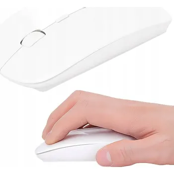 Bezdrátová myš Bluetooth klasická bílá: Pohodlí, přesnost a žádné kabely