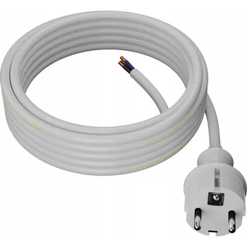 elektrický kabel Připojovací kabel 4m s rovnou zástrčkou 250V 16A 3x1,5 mm2 IP44 H05VV-F