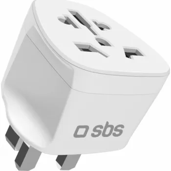 Cestovní adaptér SBS Mobile Cestovní adaptér pro Spojené království - univerzální - bílý