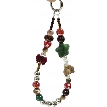 Šňůrka na telefon plast, vícebarevná