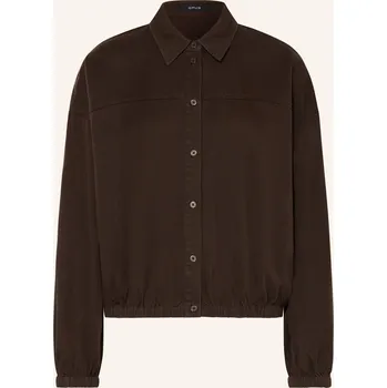 Dámská halenka Opus Dámská Převlečná Bunda Fynamo, tmavě hnědá, 42