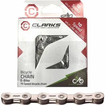 Řetěz na kolo Clarks Řetěz na kolo C12E, 12 rychlostí, 138 článků, poniklovaný, pro elektrokola, stříbrný (NOVINKA 2025)