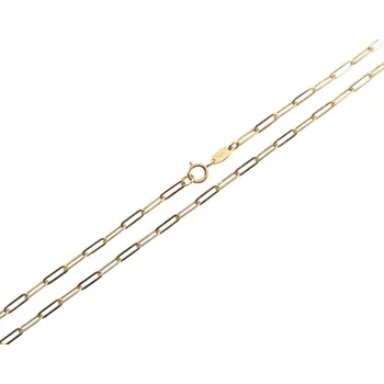 Řetízek Zlatý řetízek plný, 50 cm, 3,21 g, Au 585