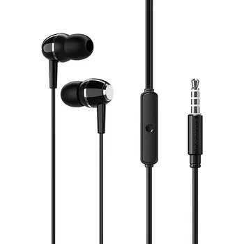 Handsfree Sluchátka Borofone BM36 Acura s mikrofonem černá