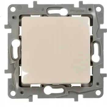 vypínač Křížový vypínač Klasik, Pod omítku Legrand krémový 764604