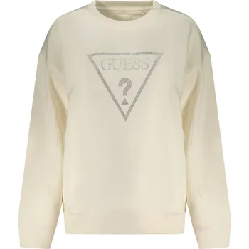 Dámská mikina Guess Jeans W6RQ16KB681 Dámská mikina bílá krémová XL