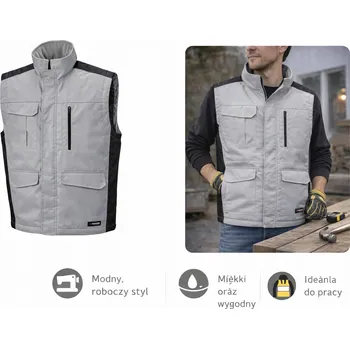 Pánská pracovní vesta bez rukávů BOZP Parkside Performance, velikost vel.