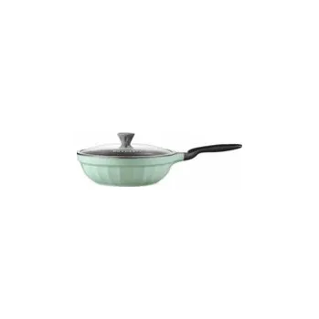Pánev BUYDEEM Cast Aluminum Nonstick Frying Pan 30 cm, model CP102, color Cozy Greenish