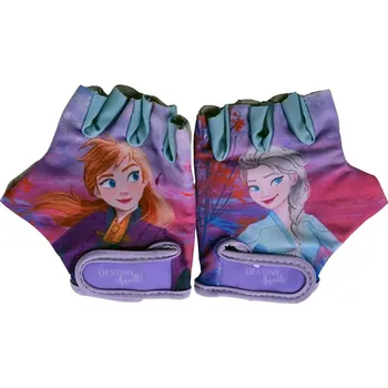 Cyklistické rukavice Dívčí cyklistické rukavice FROZEN dětské ELSA Ledové Království 4-6 let