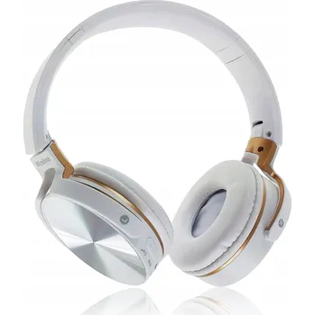 Sluchátka Sluchátka přes uši Przydasie.pl bezdrátová Bluetooth bílá polootevřená