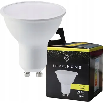 Žárovka LED žárovka 6W GU10 Studená bílá 6500K 480lm 150° Smart Home