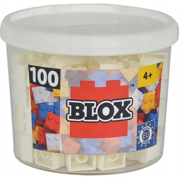 ostatní stavebnice Simba Blox Stavebnice 100 kusů bílé, kompatibilní s 2x2